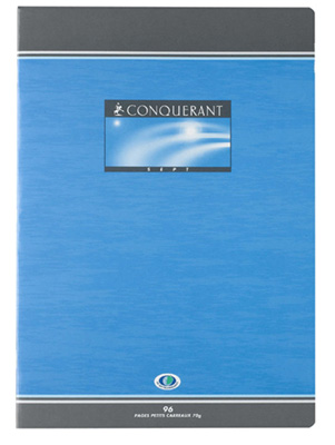 Cahier conquérant A4 +