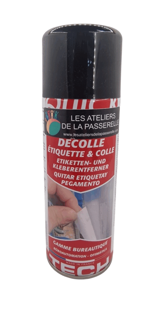 Spray décolle étiquettes