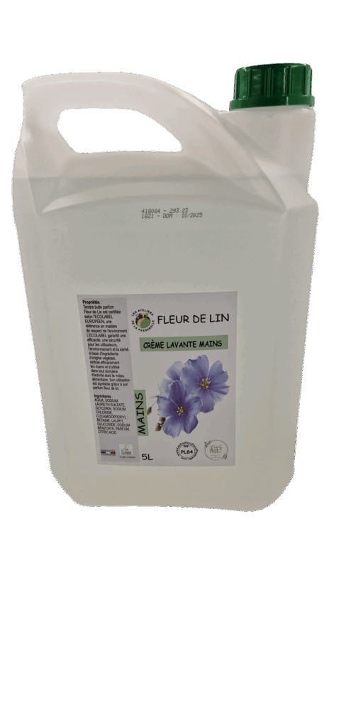 Savon mains Fleur de lin Bidon 5l