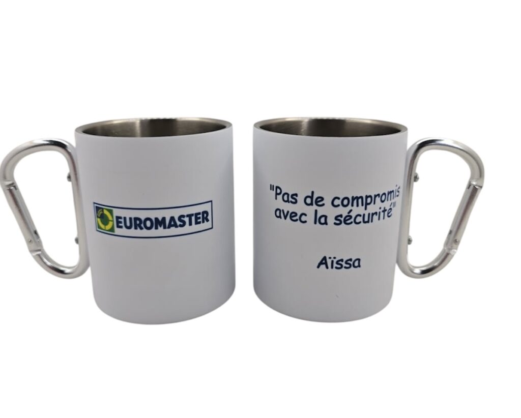 Mug mousqueton 300ml - Double personnalisations