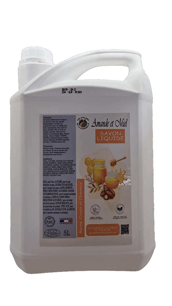 Savon main corps et cheveux Bidon 5l