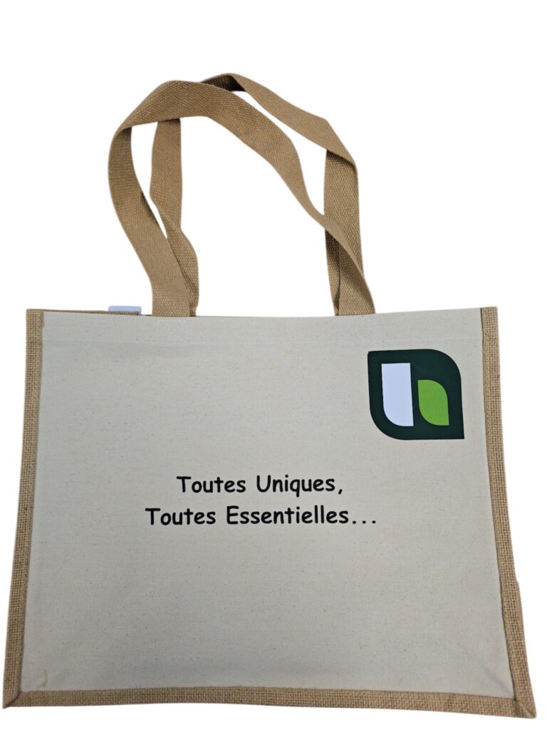 Sac shopping en jute
